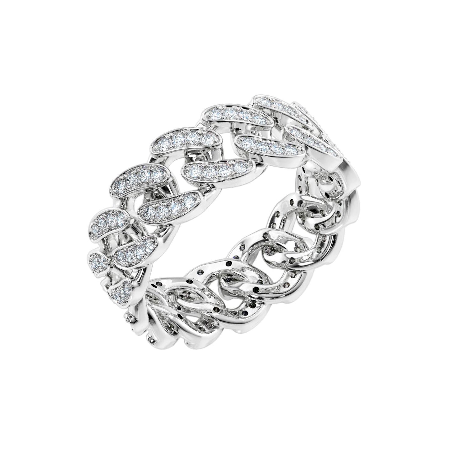 Rici Chain Ring Sterling Silver / US 9 by Hello Adorn