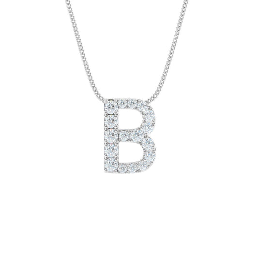+MINI CRYSTAL INITIAL NECKLACE